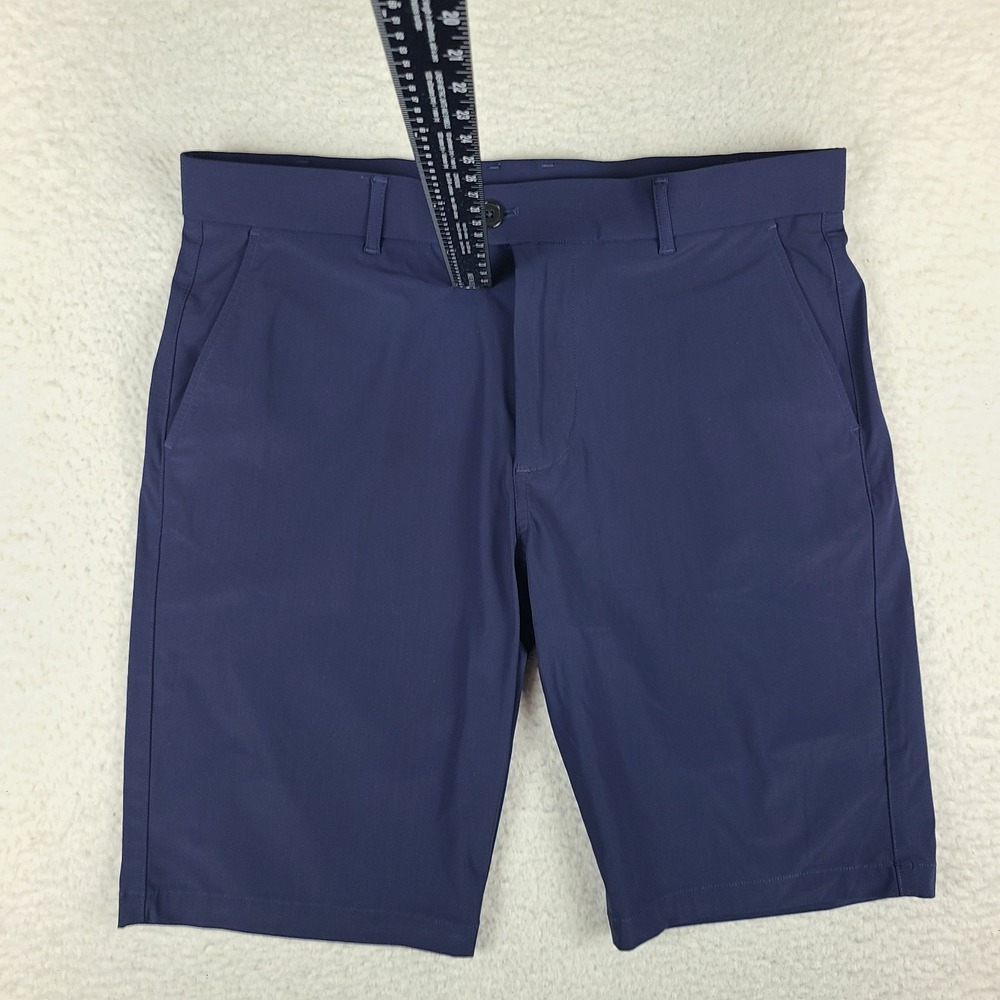 Greyson Shorts Mens 34 Navy Blue 10" Inseam Hybrid Montauk Performance Golf